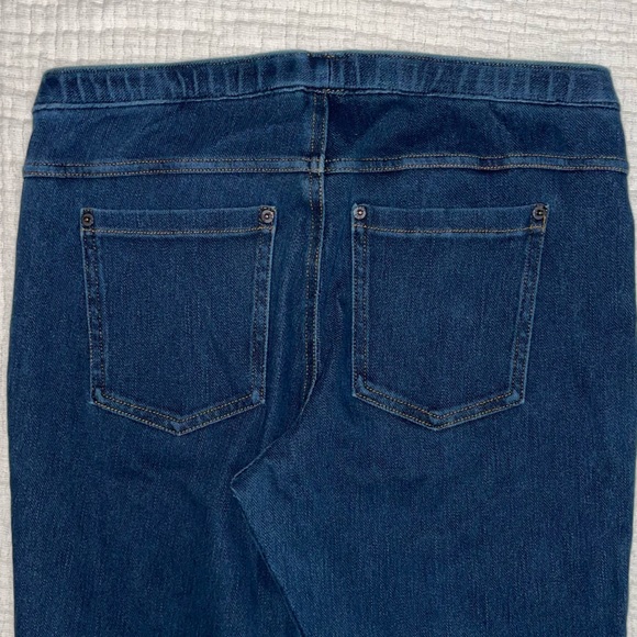 Hue Denim Leggings Medium Dark Blue Stretch Pull on - Picture 7 of 10